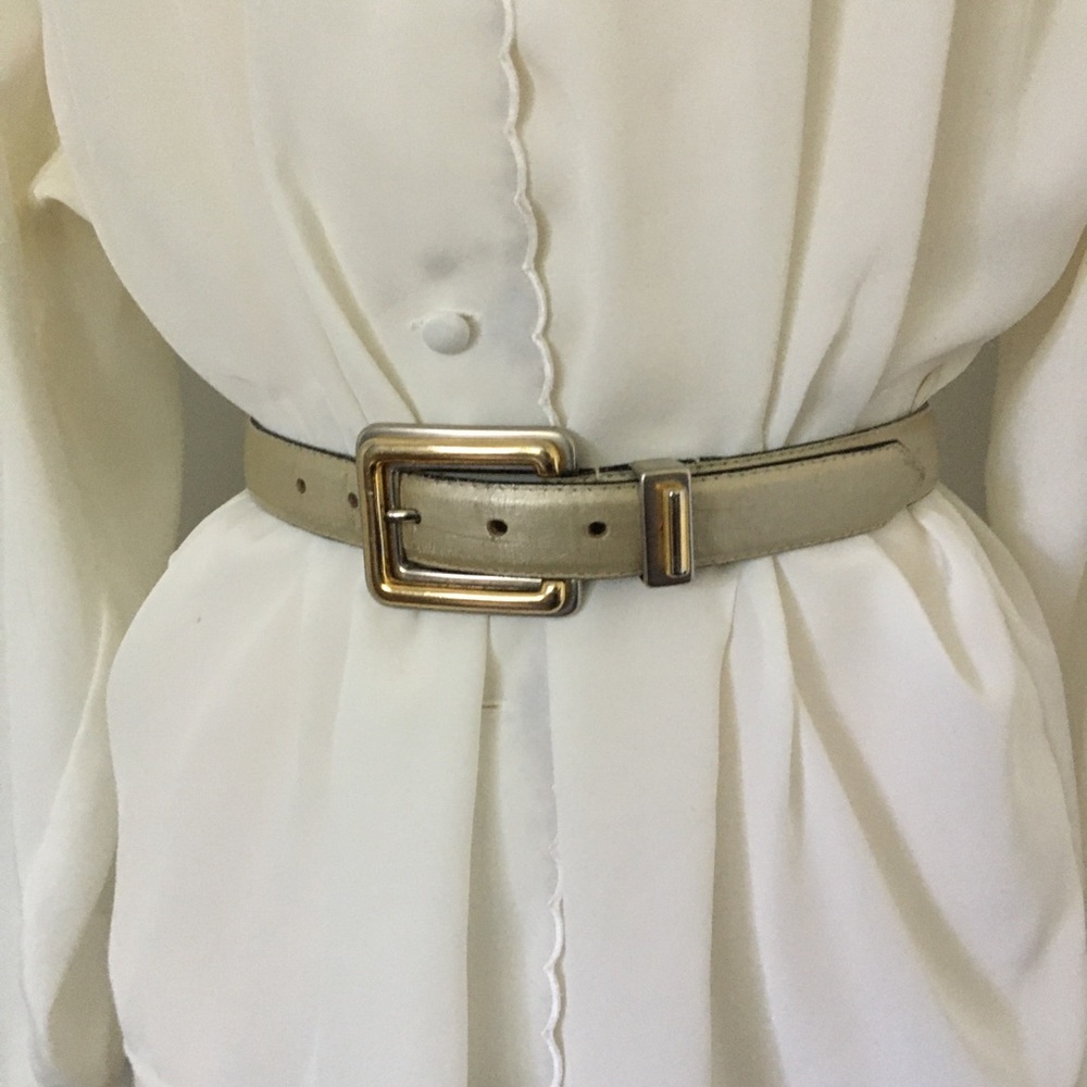 🚨CCO SALE🚨 Vintage Avignon Mixed Metals Buckle Belt - Small